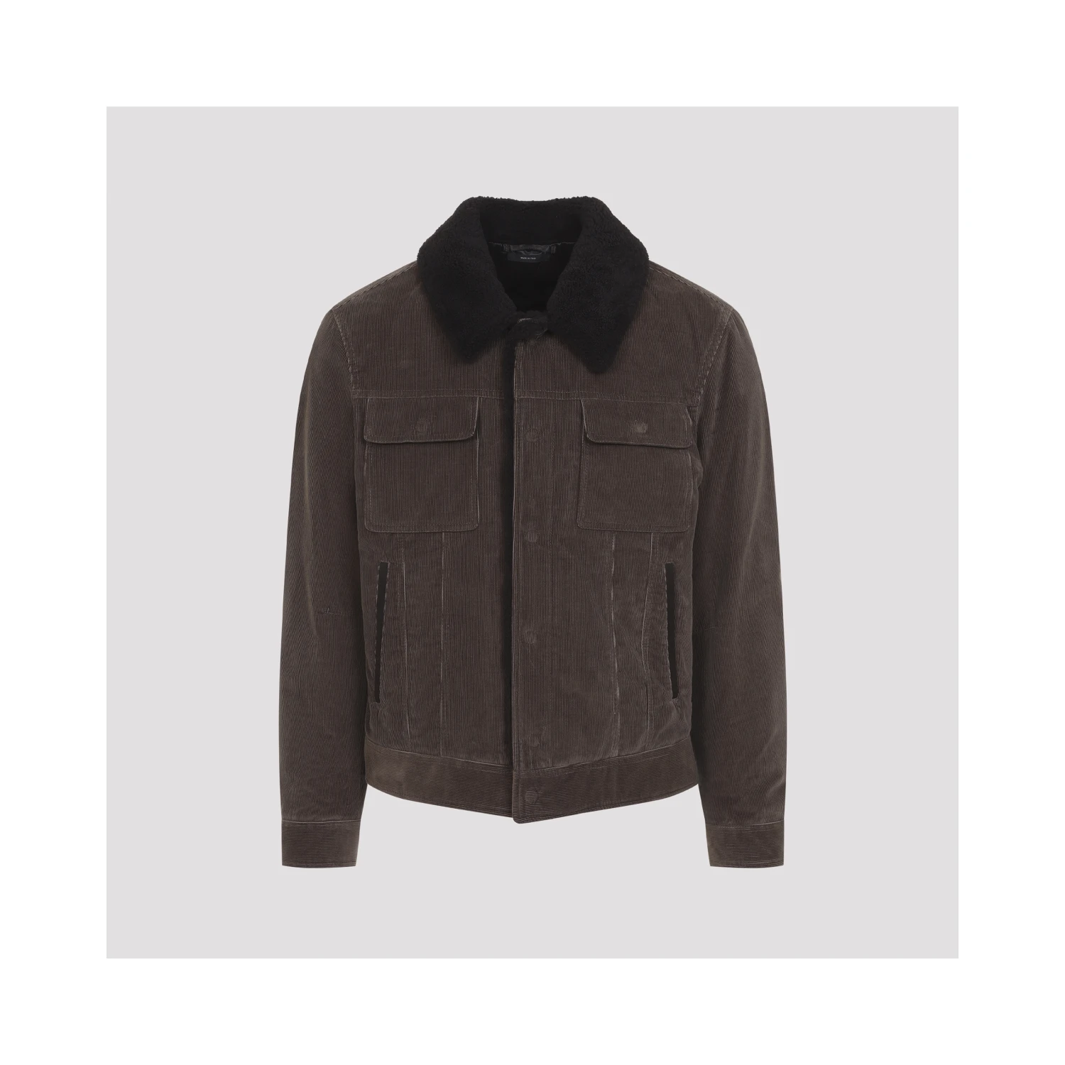 Tom Ford 900 Wale Cord Sherling Collar Trucker