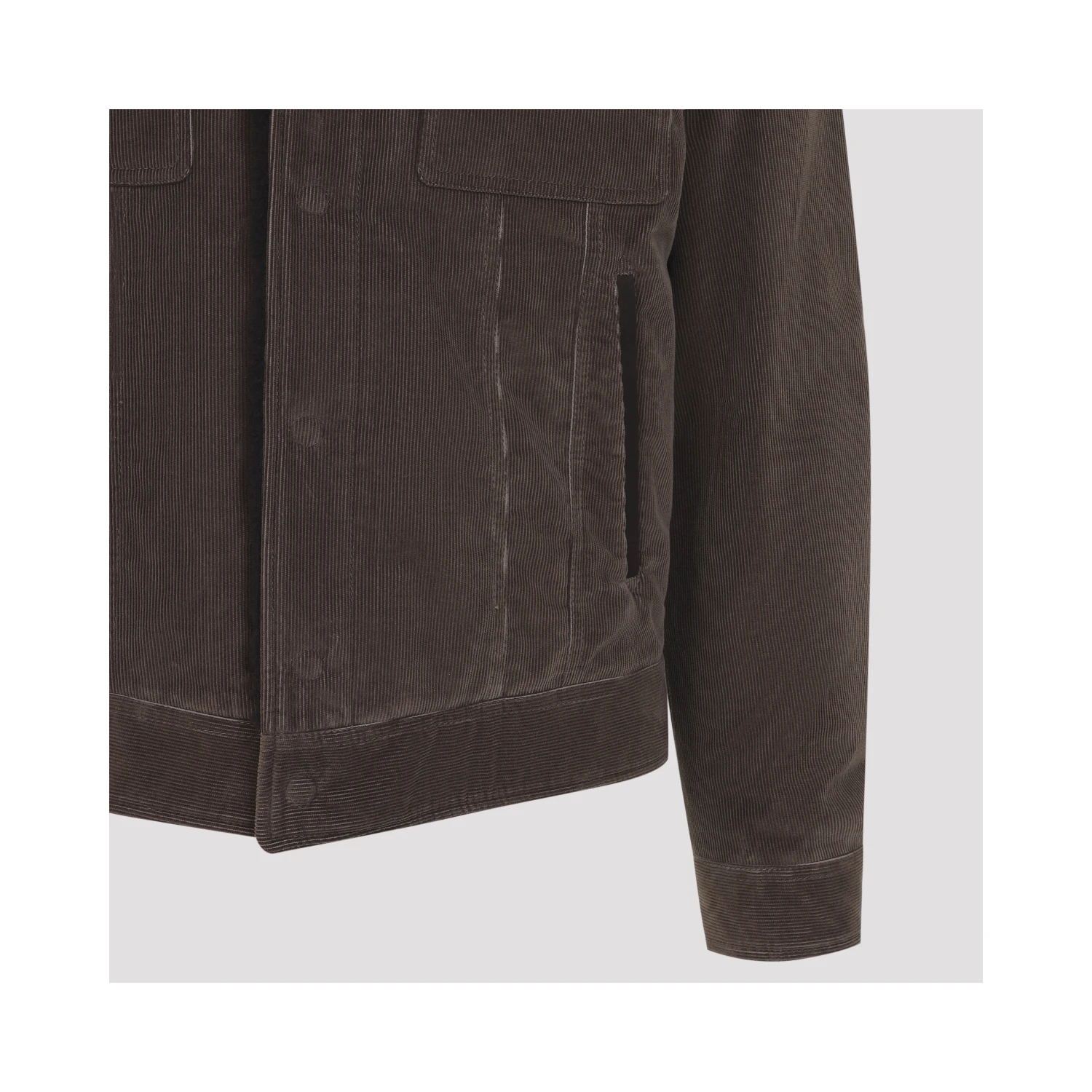Tom Ford 900 Wale Cord Sherling Collar Trucker