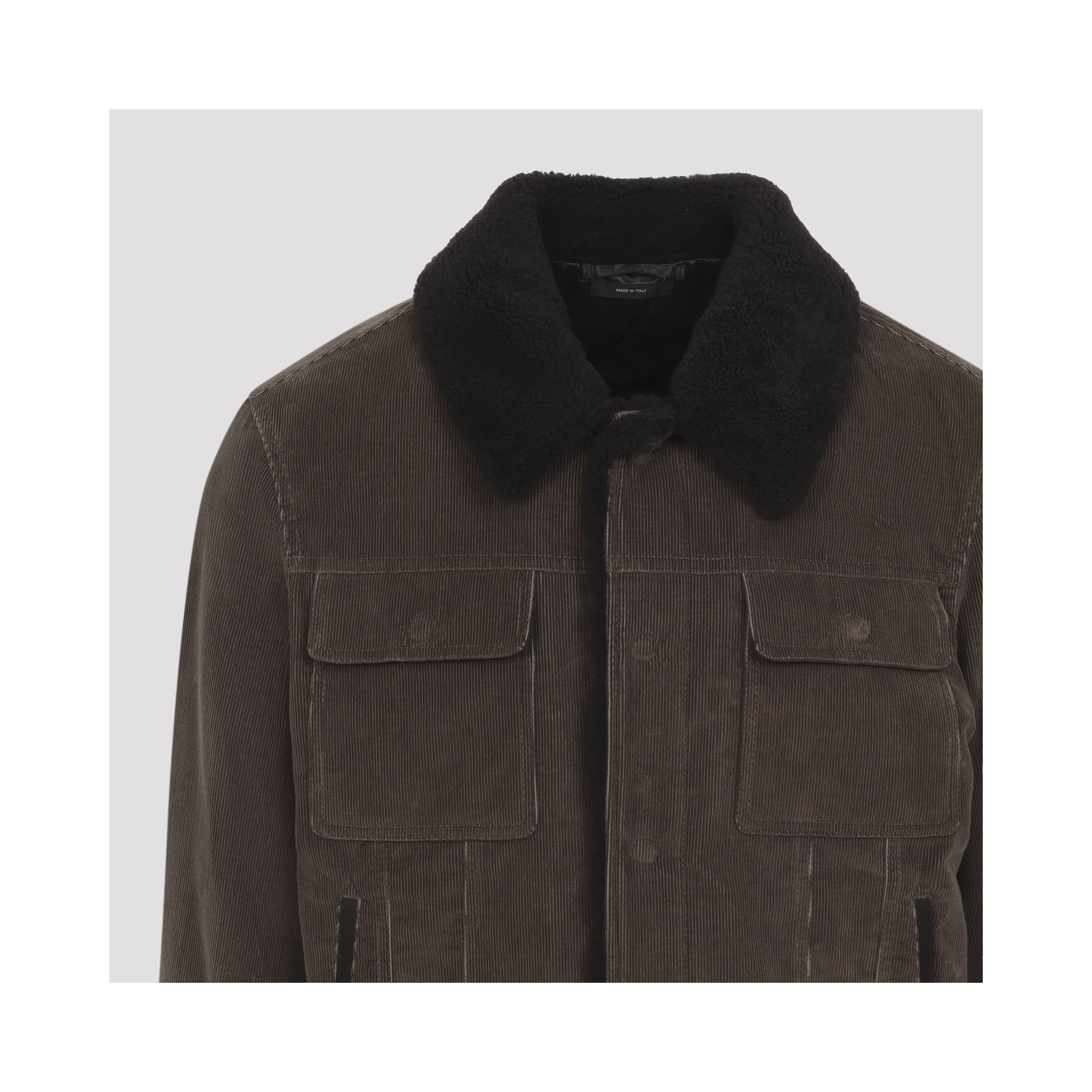 Tom Ford 900 Wale Cord Sherling Collar Trucker