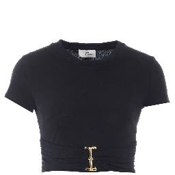 Elisabetta Franchi T-shirts and Polos Black