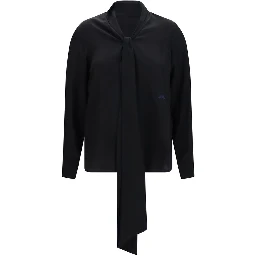 Black Silk Blouse