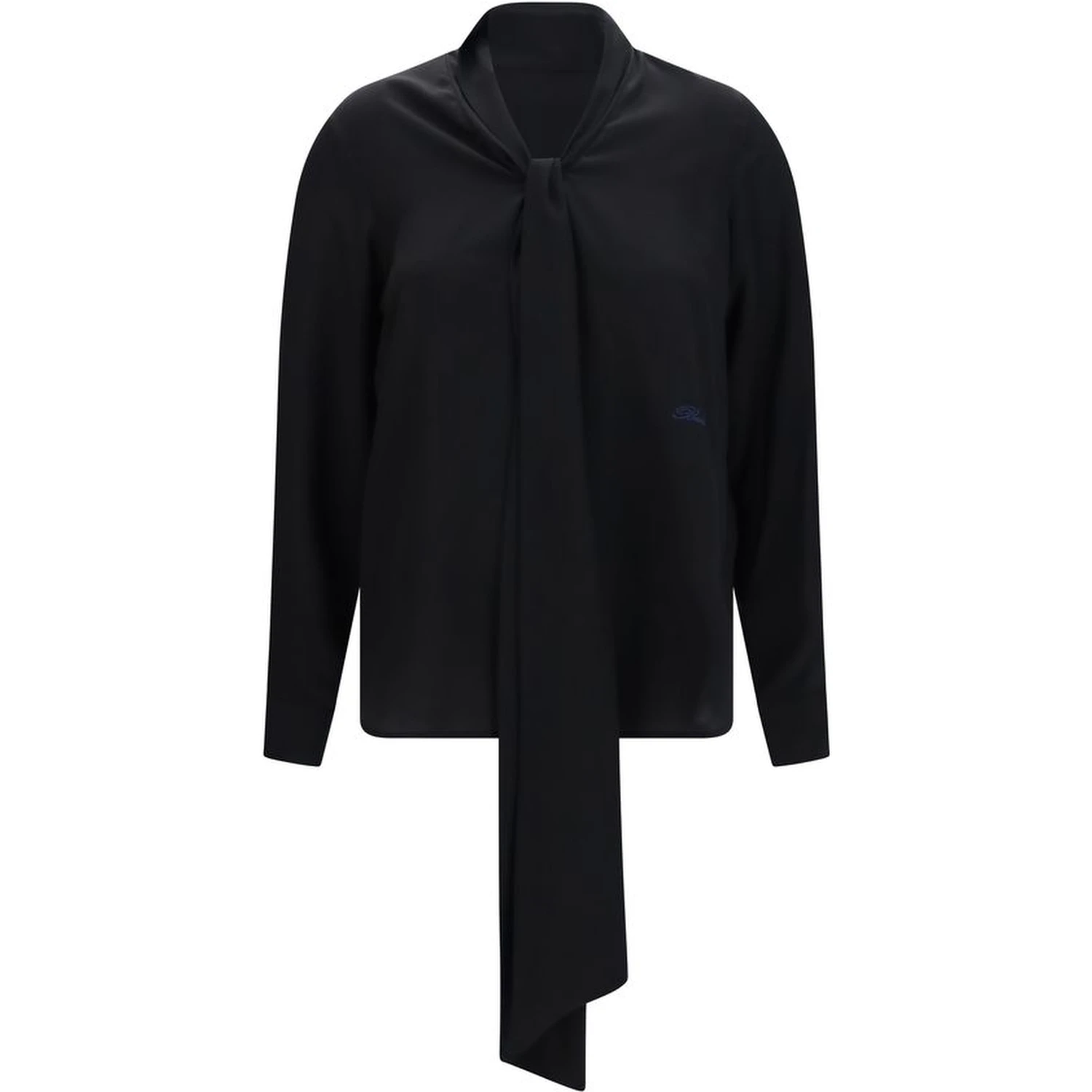 Black Silk Blouse