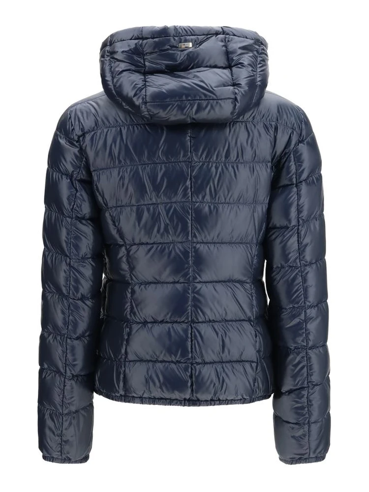 Blue Polyamide Full-Length Jacket alternative