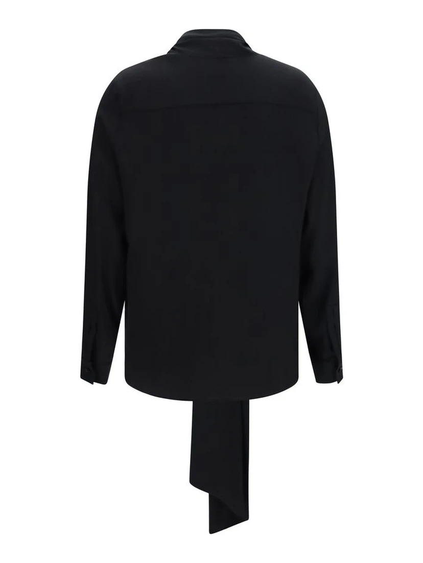 Black Silk Blouse