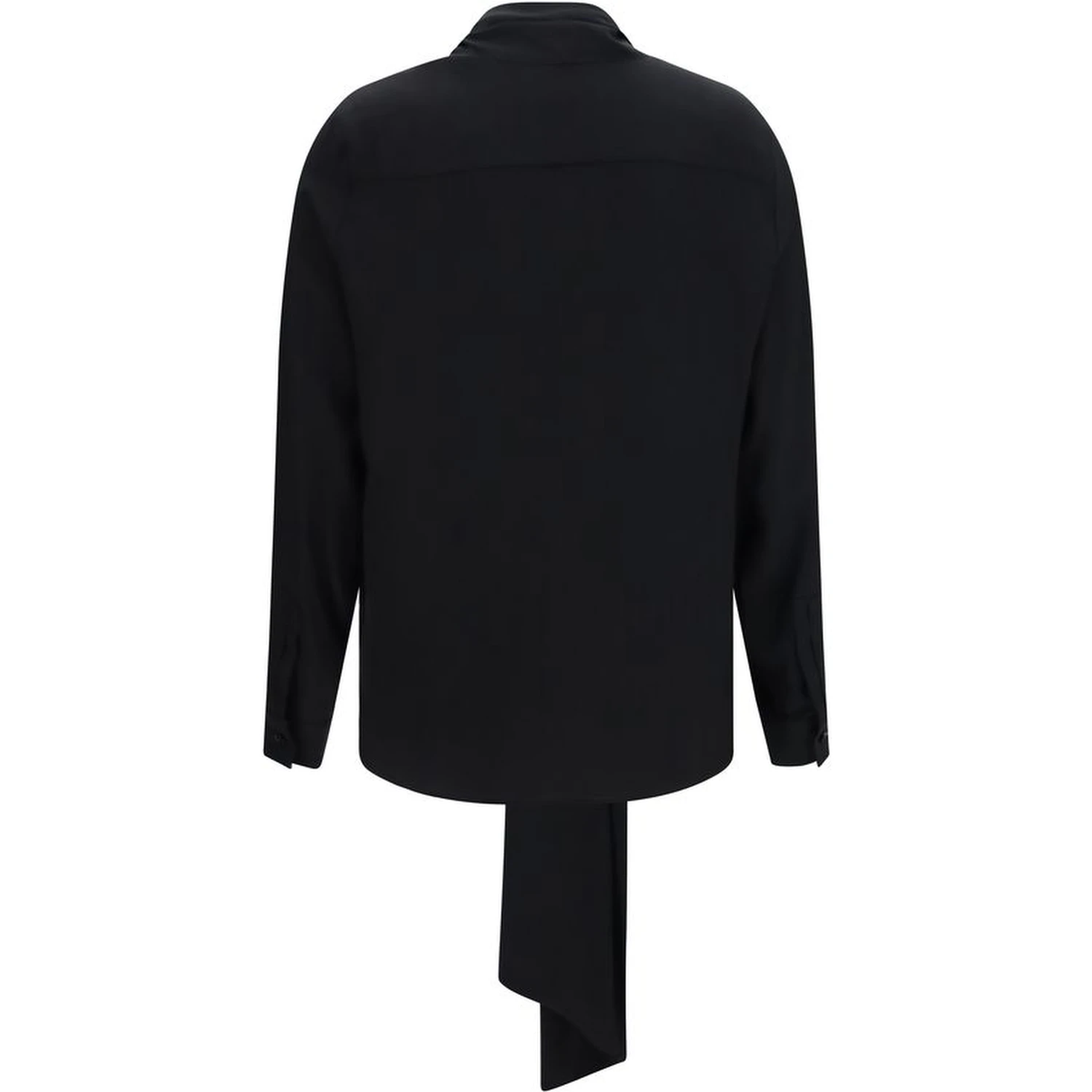 Black Silk Blouse