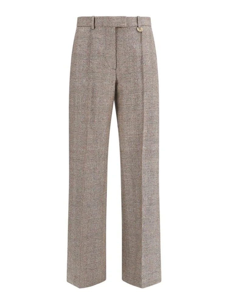 Beige Wool Oves Aries Dress Pants