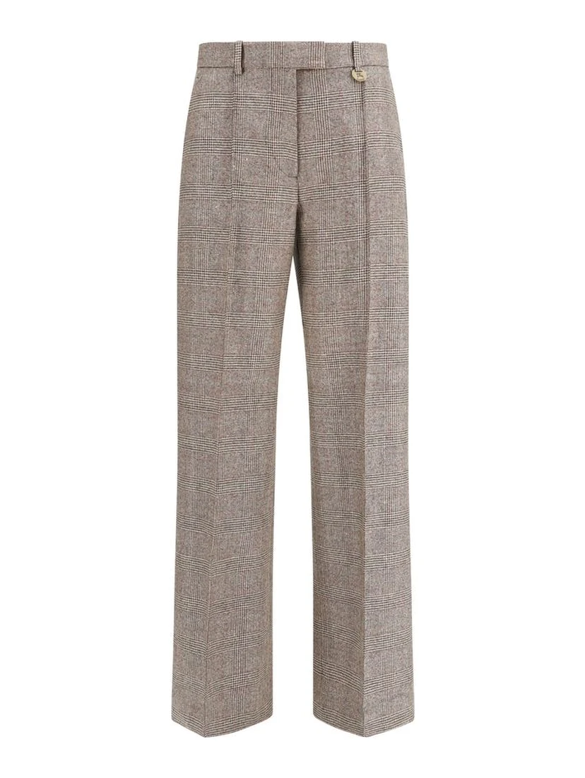Beige Wool Oves Aries Dress Pants