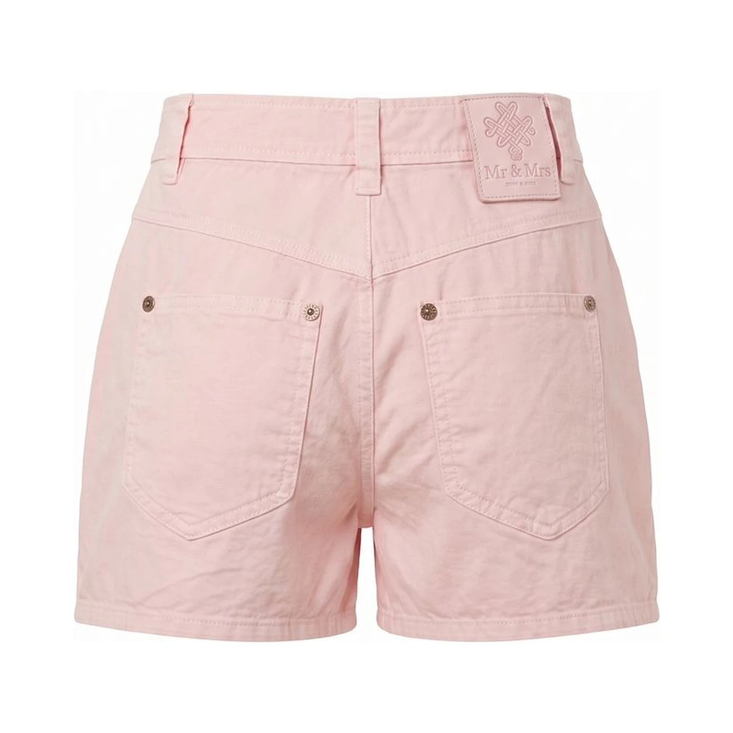 Pink Cotton Women Shorts