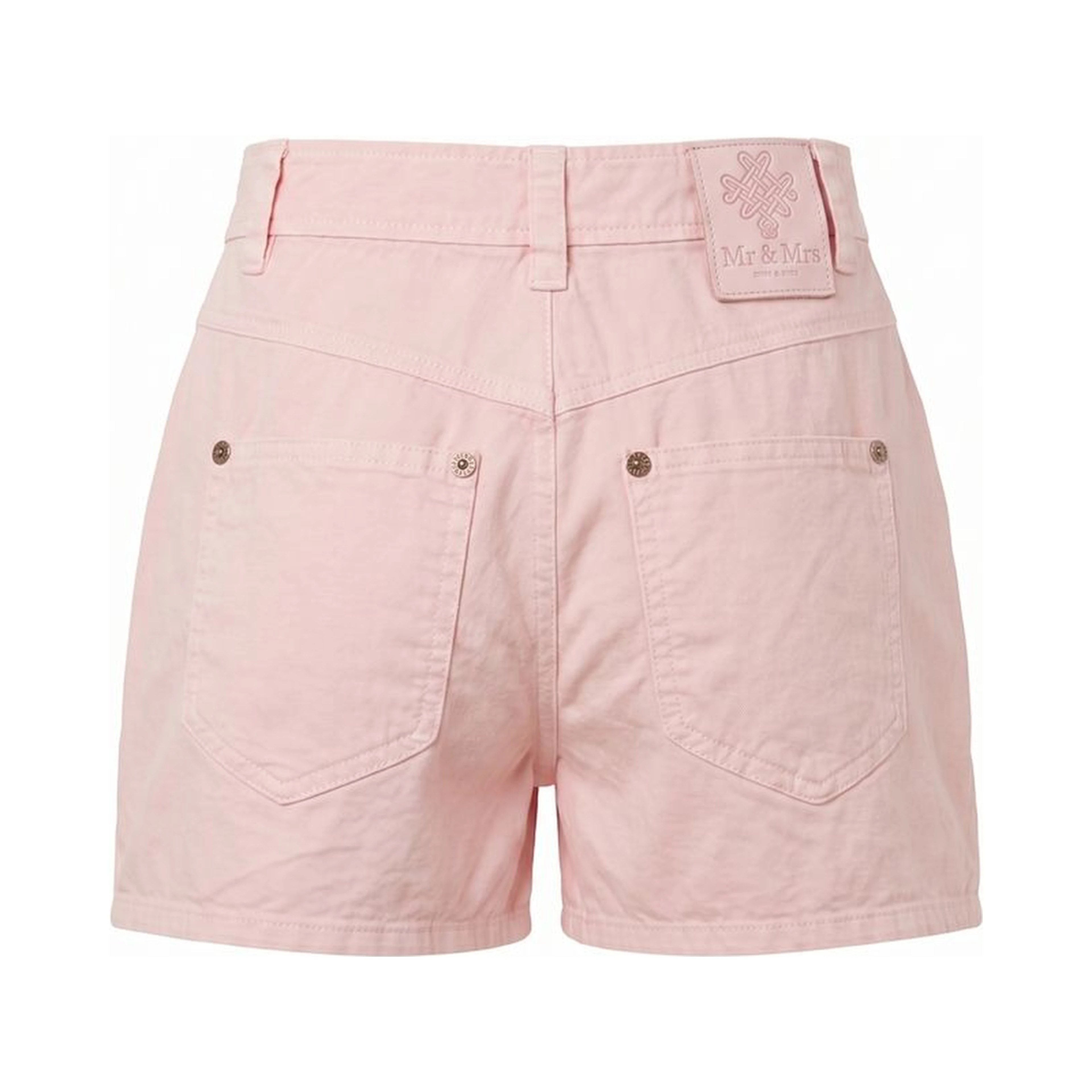Pink Cotton Women Shorts