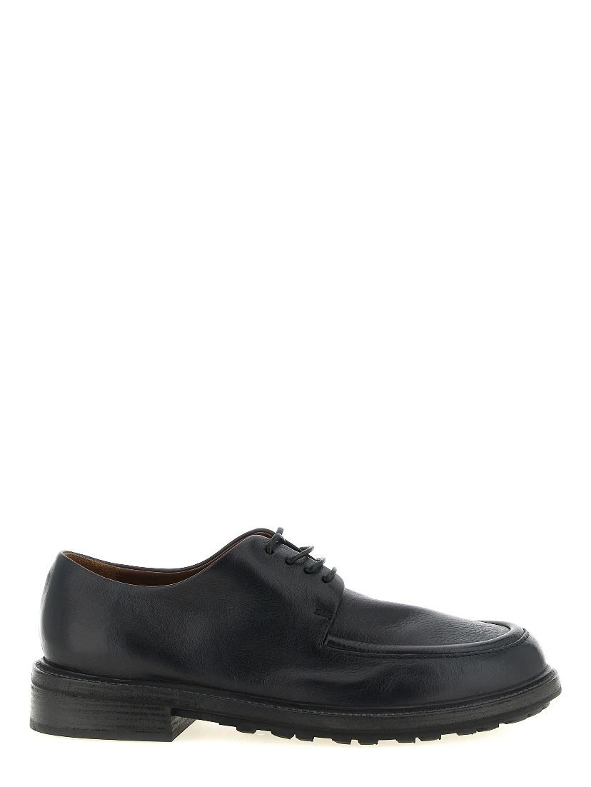 Black Calfskin Oxfords And Derbies
