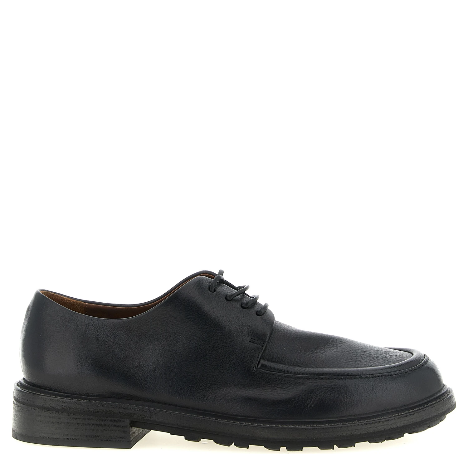 Black Calfskin Oxfords And Derbies