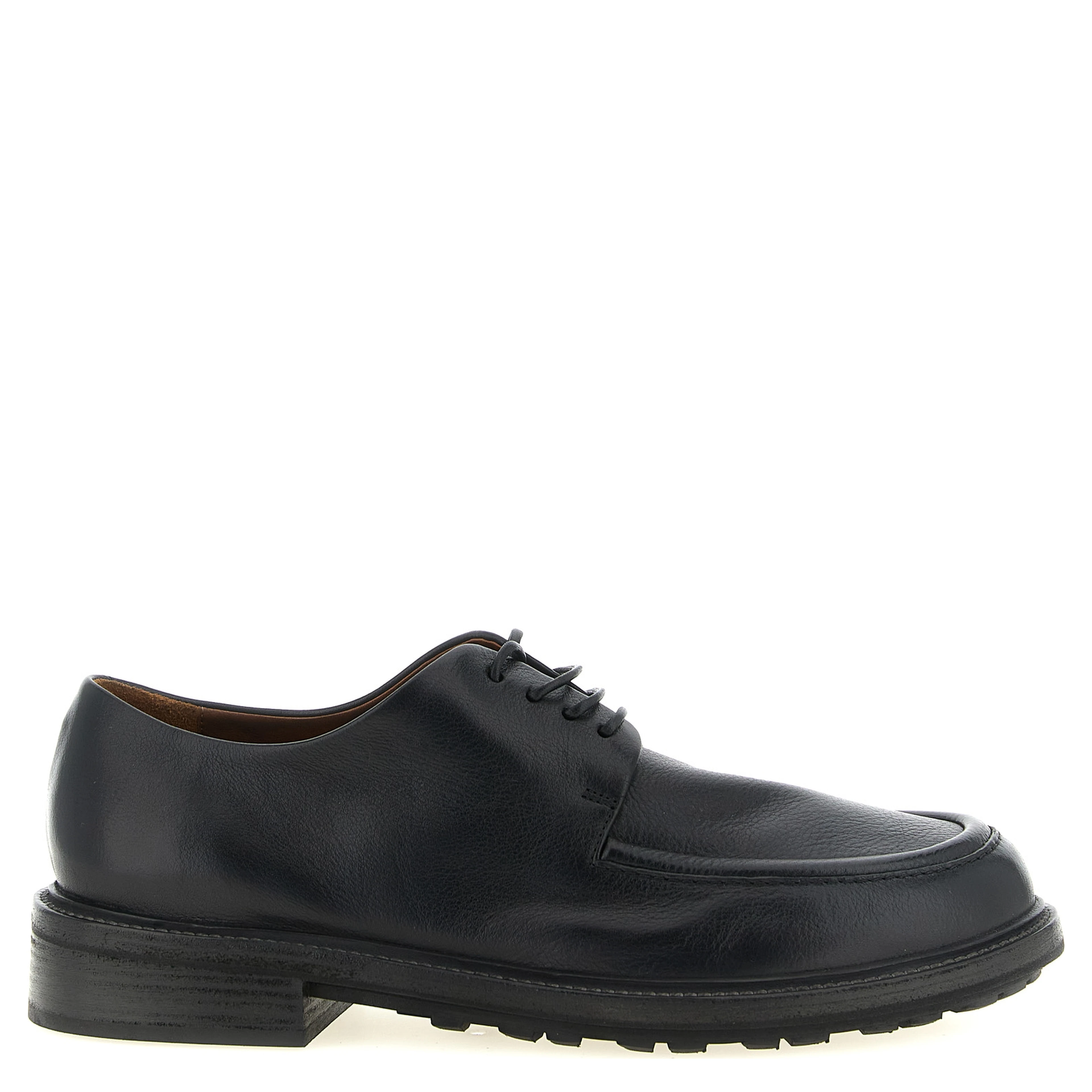 Black Calfskin Oxfords And Derbies
