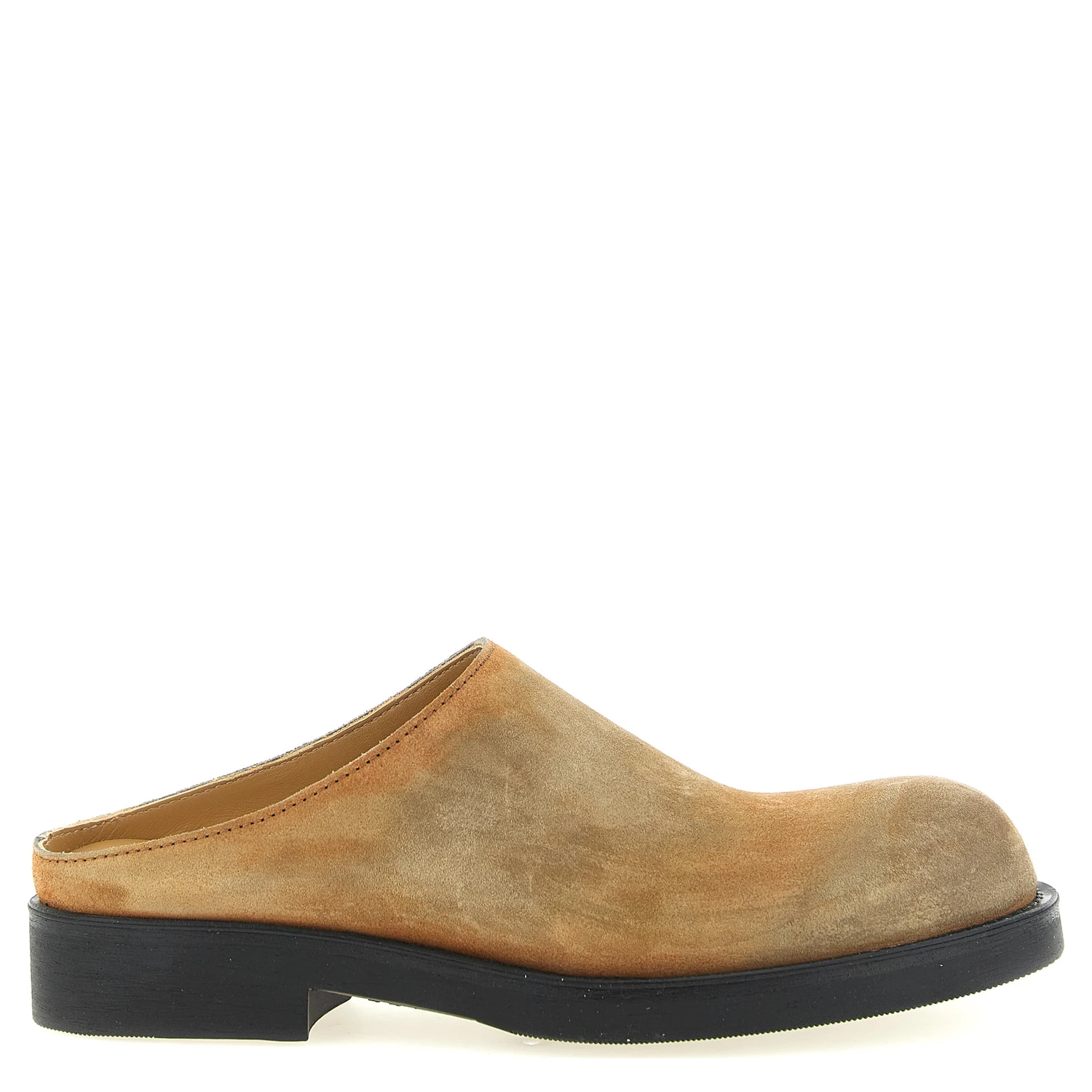 Beige Cowhide Mules
