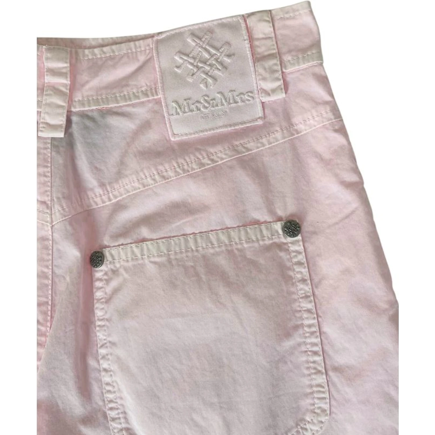 Pink Cotton Women Shorts