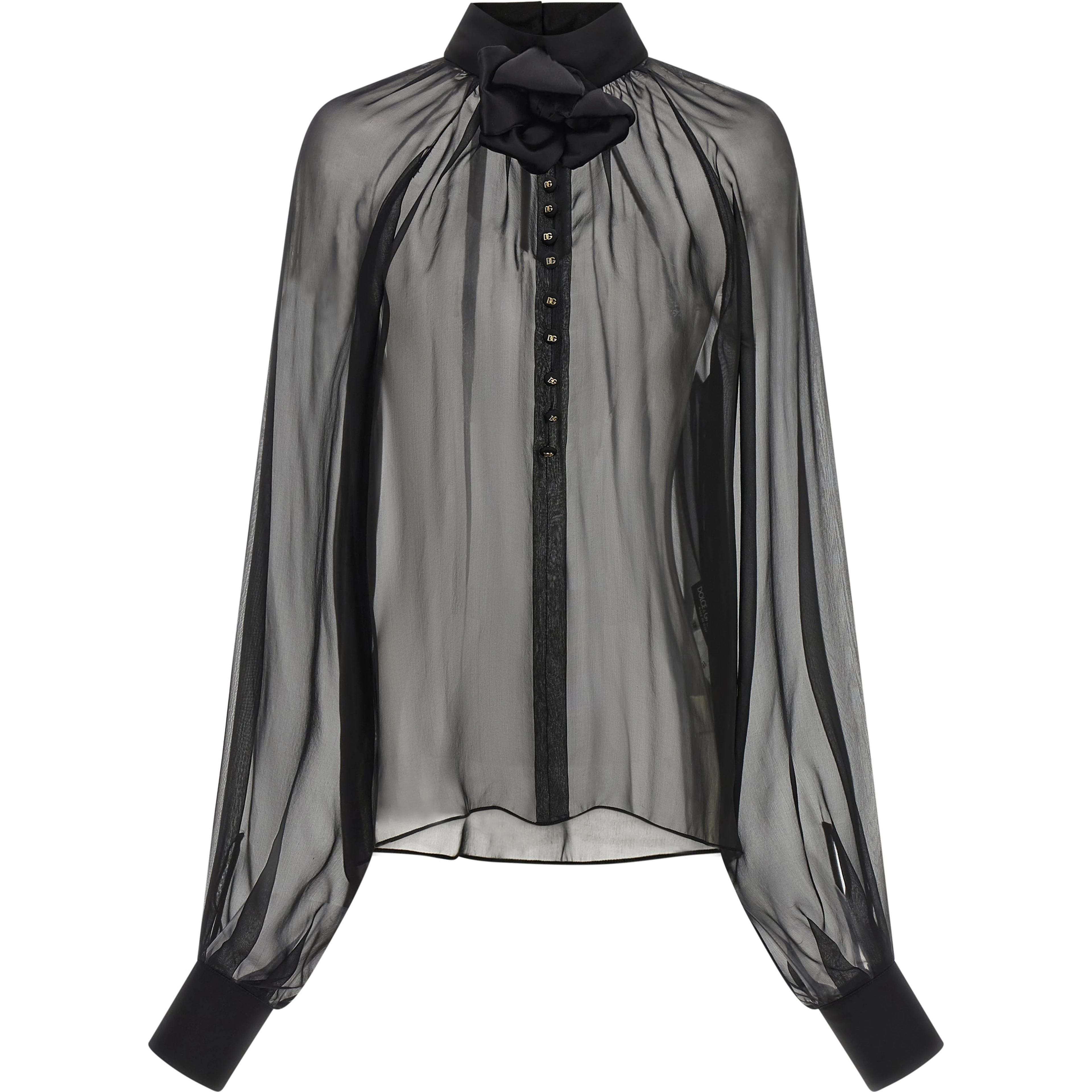 Black Silk Blouse