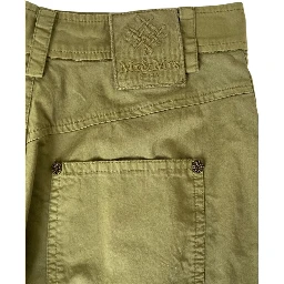 Green Cotton Women Shorts