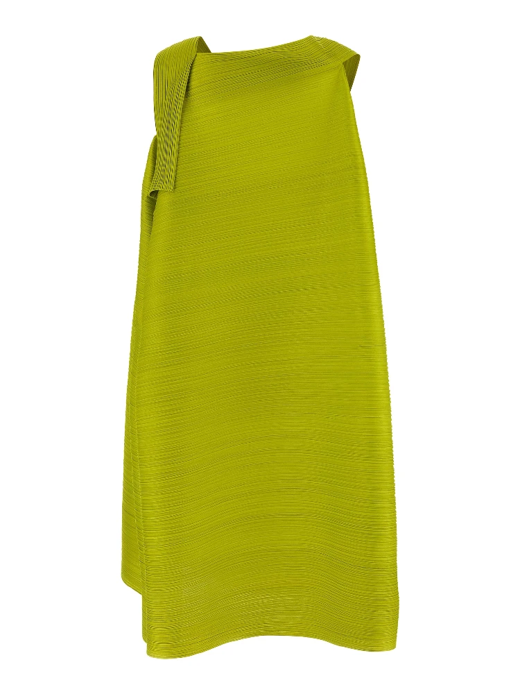 Bicolor Polyester Midi Dress alternative