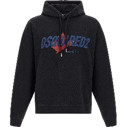 Black Cotton Sweatshirt