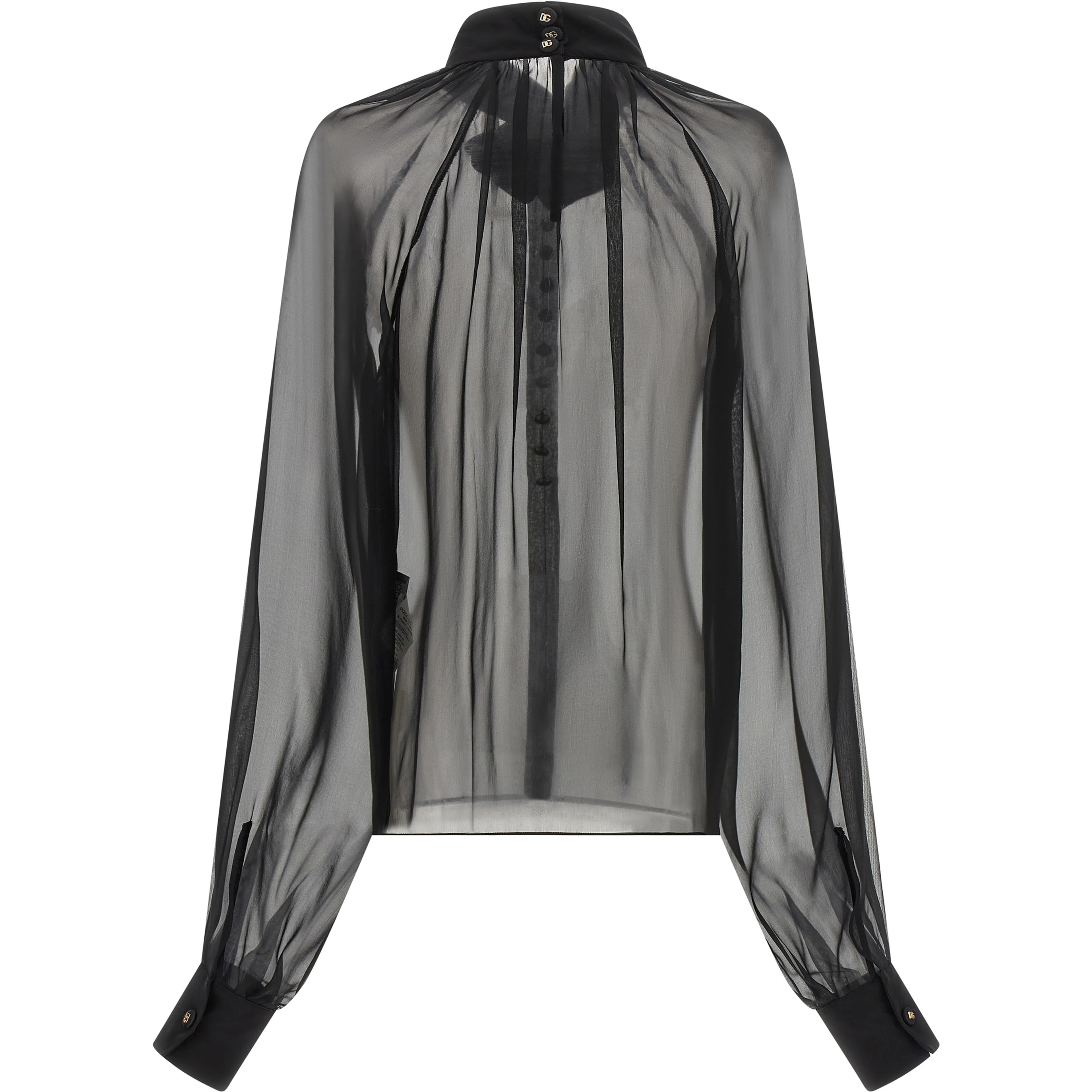 Black Silk Blouse