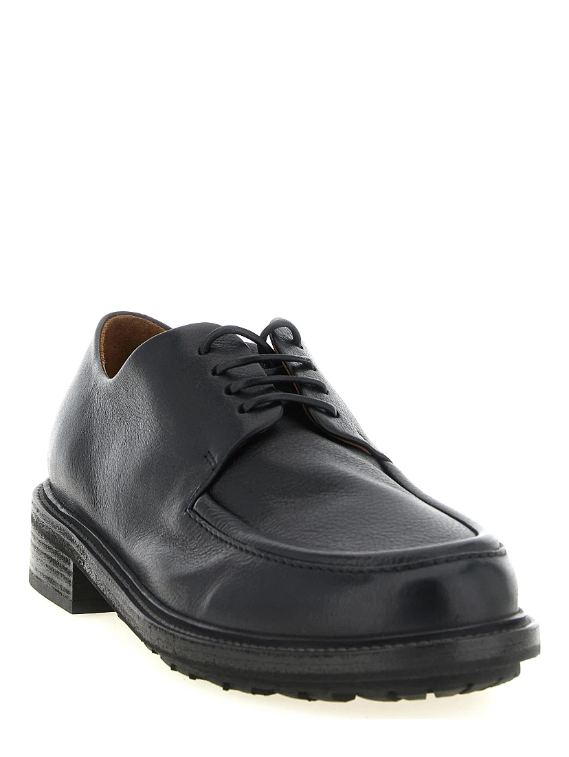 Black Calfskin Oxfords And Derbies