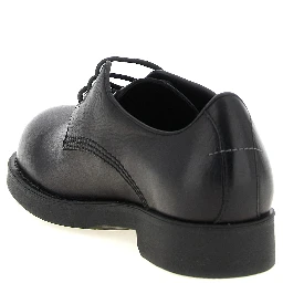 Black Cowhide Oxfords And Derbies