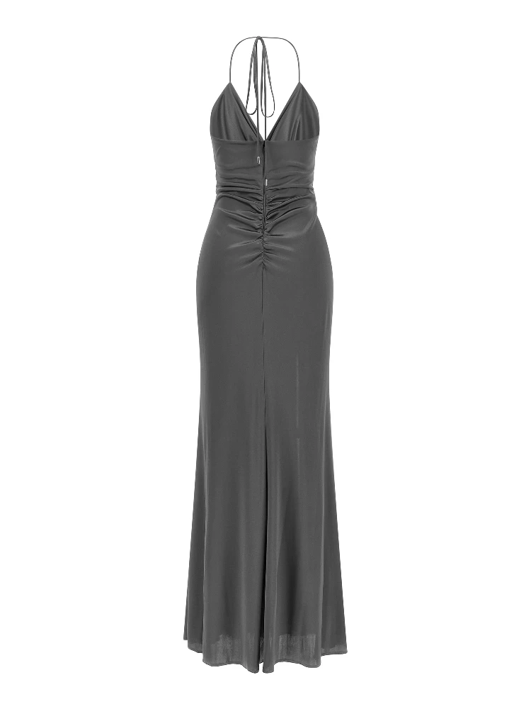 Gray Acetate Long Dress alternative