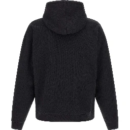 Black Cotton Sweatshirt