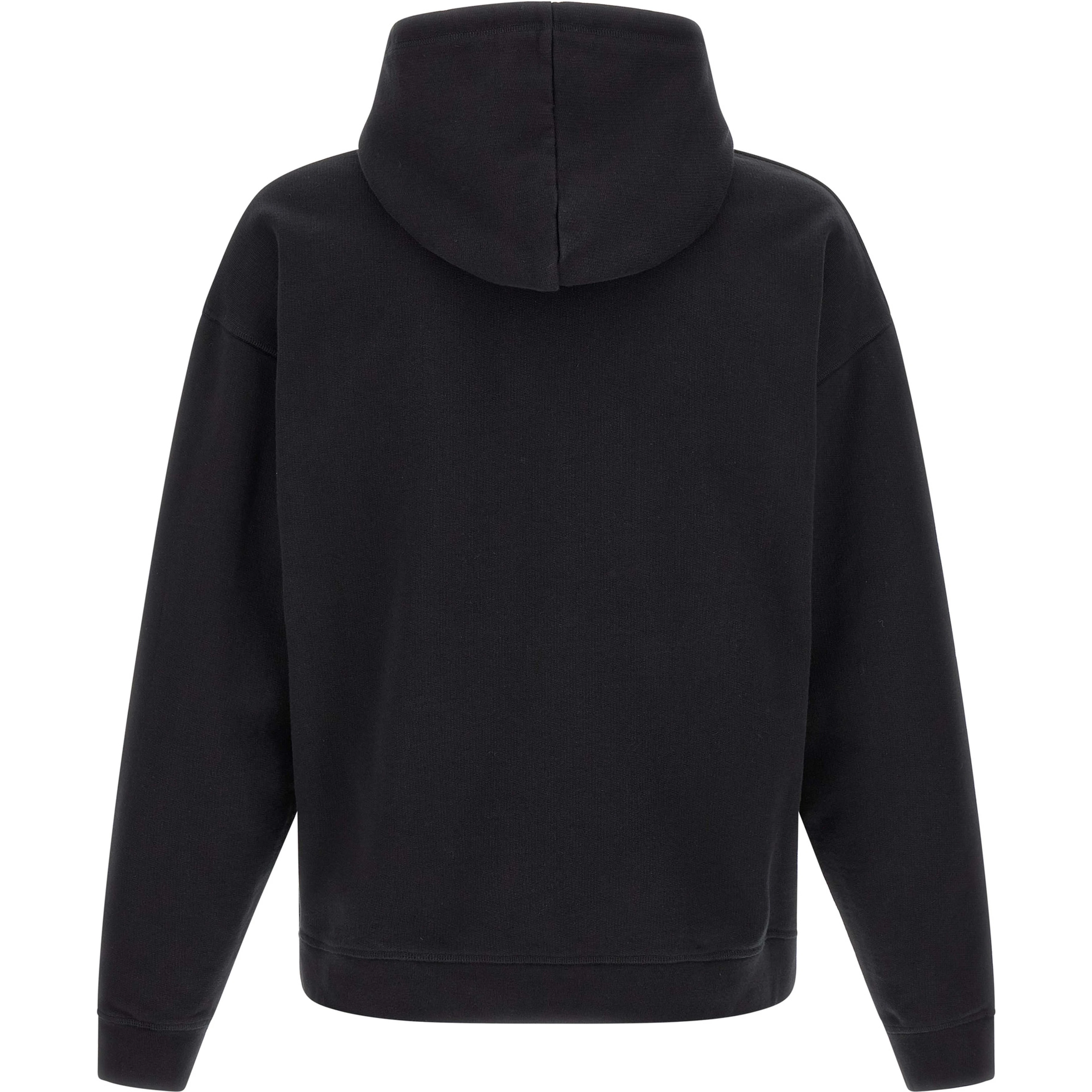 Black Cotton Sweatshirt