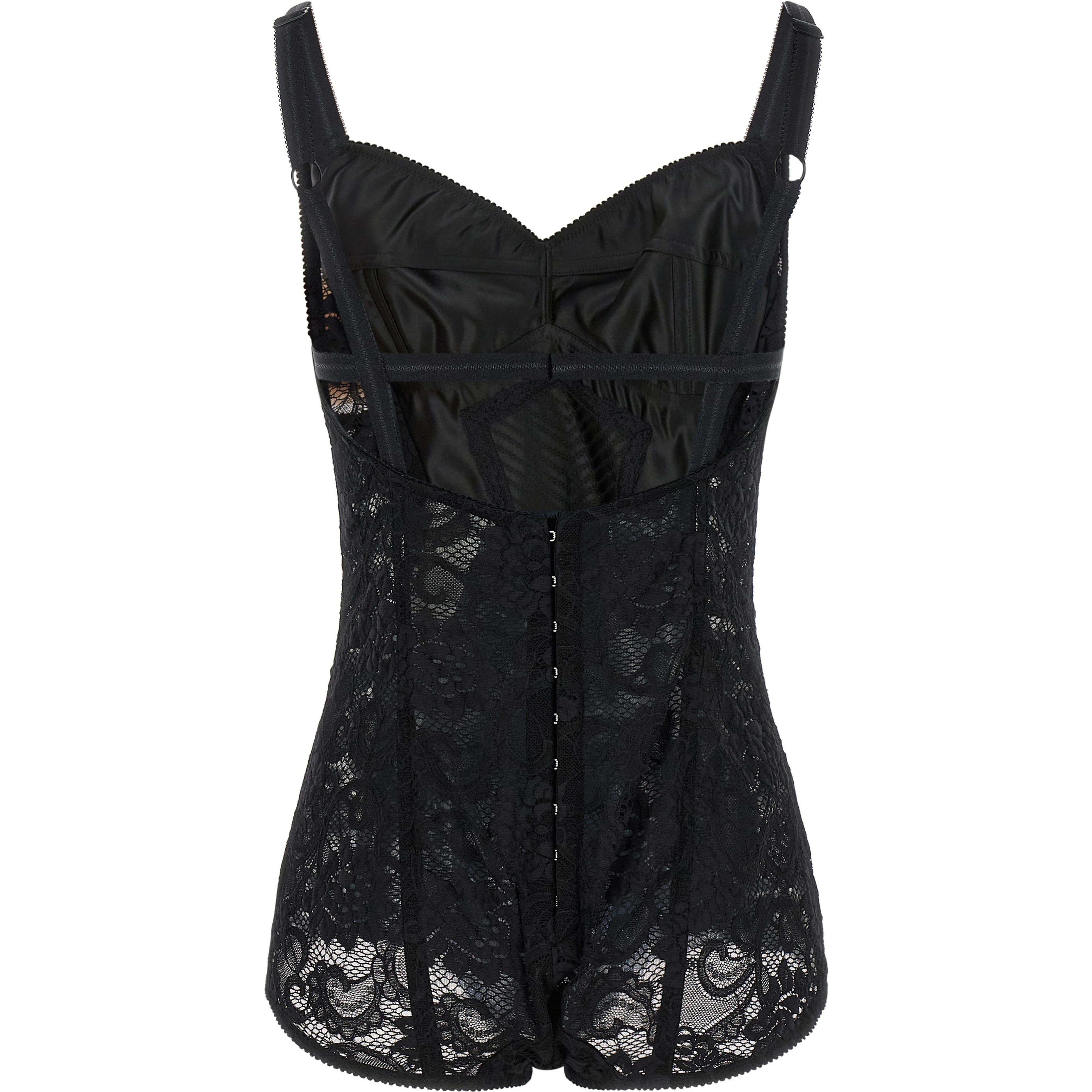 Black Polyamide Bodysuit