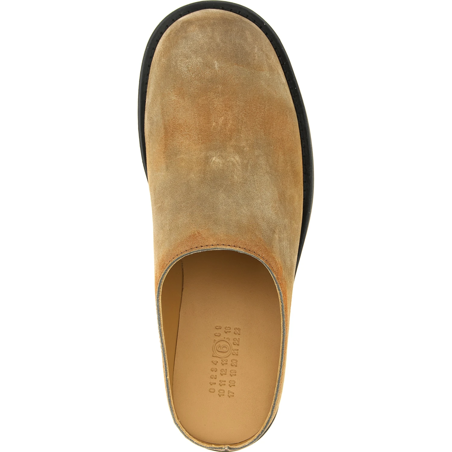 Beige Cowhide Mules