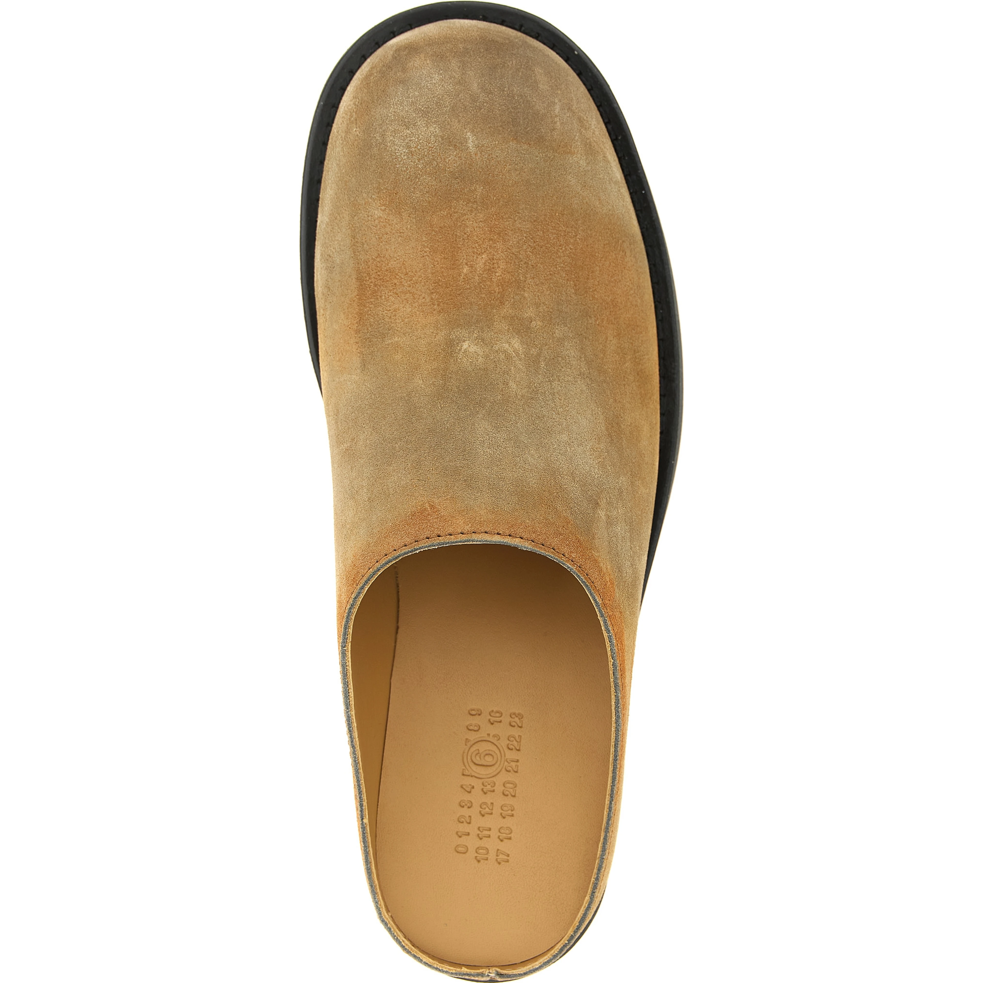 Beige Cowhide Mules