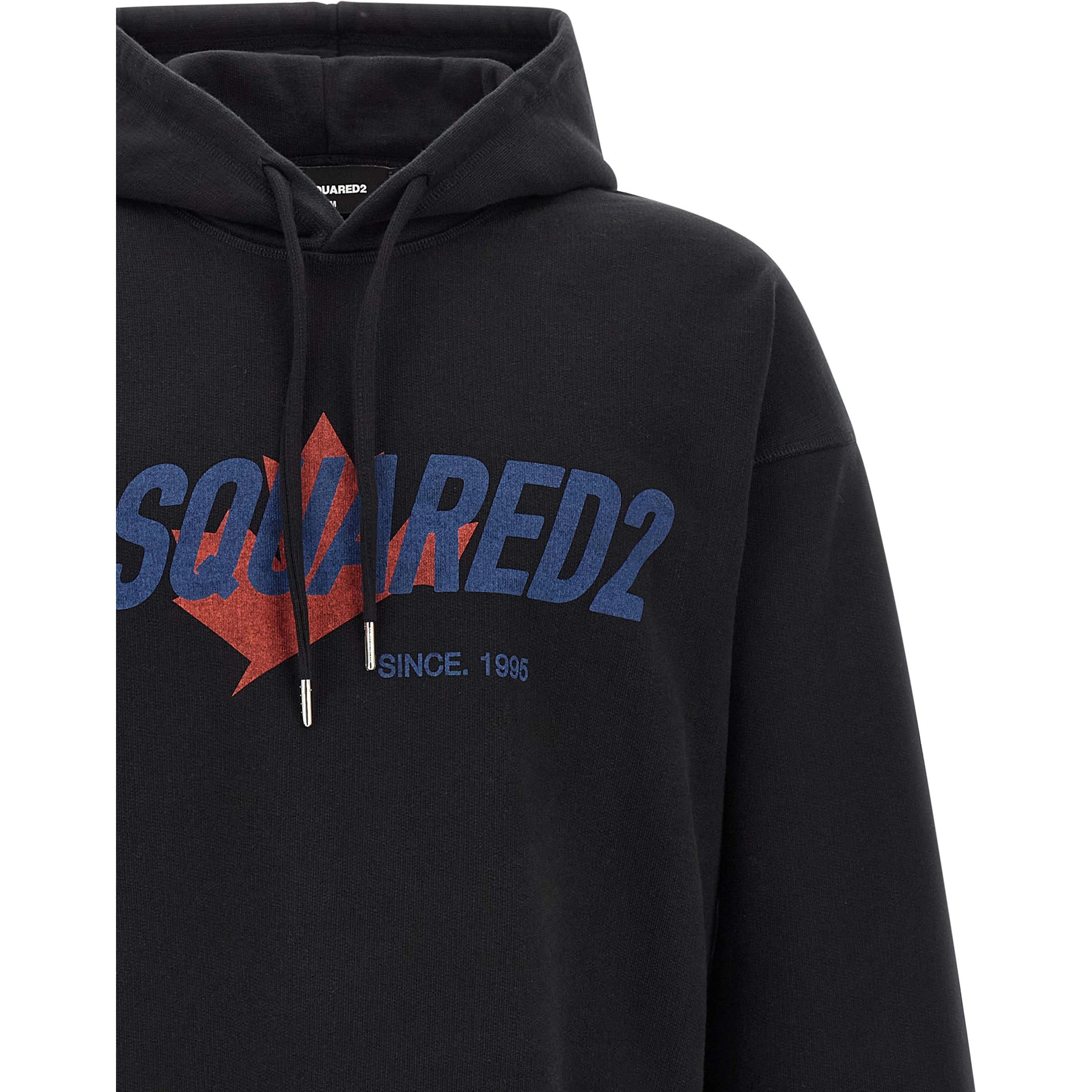 Black Cotton Sweatshirt