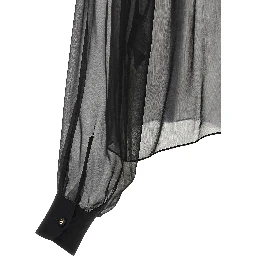 Black Silk Blouse