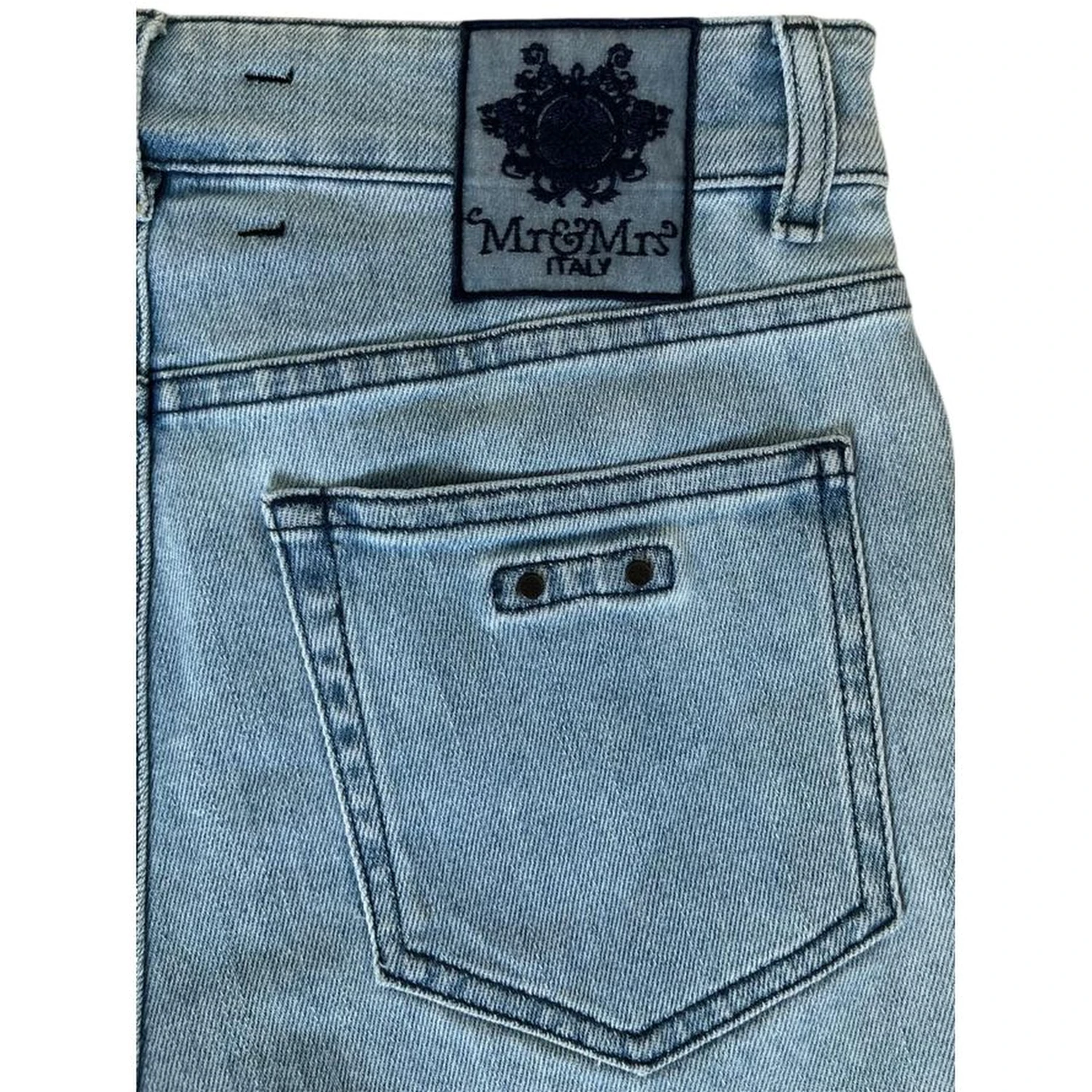 Blue Cotton Women's Short