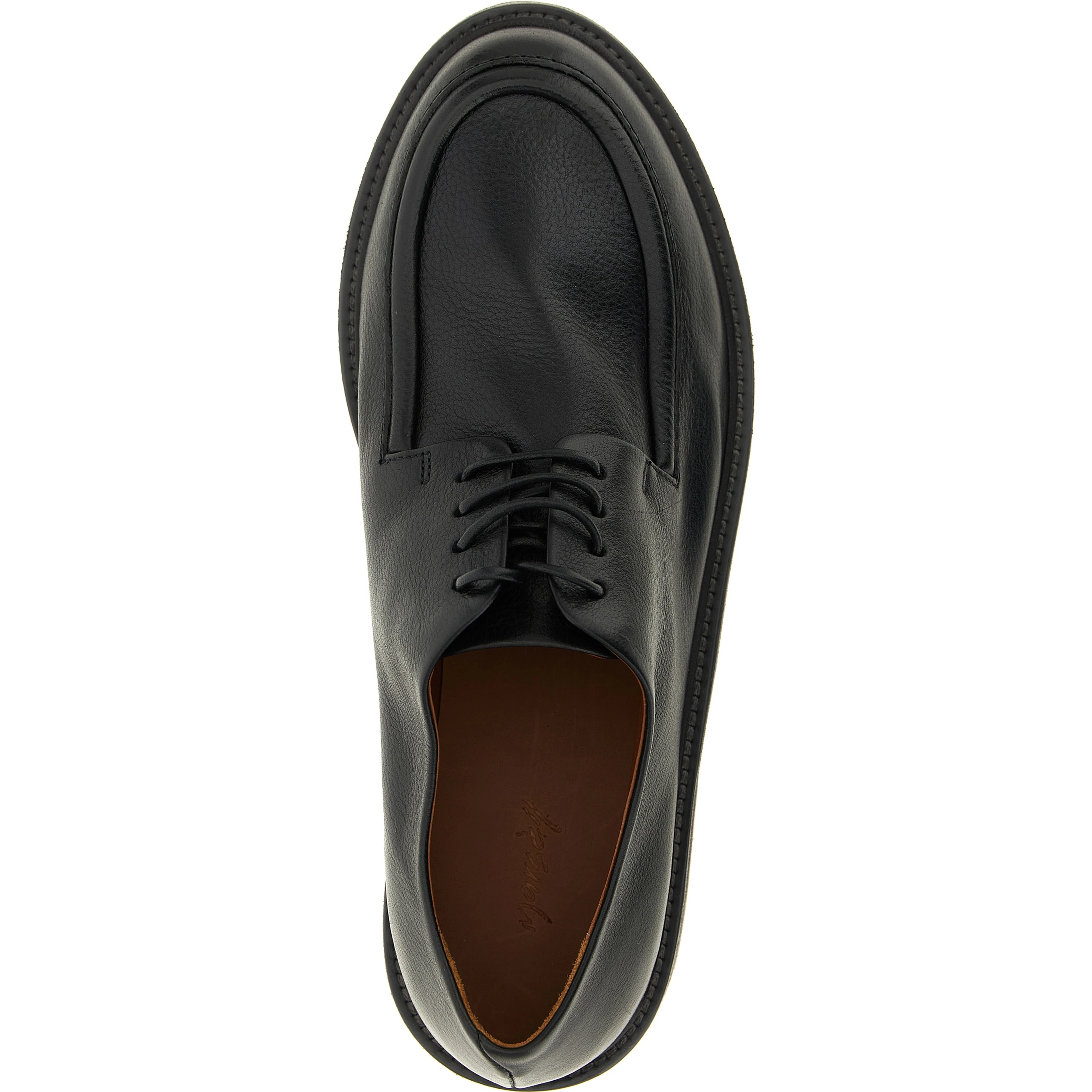 Black Calfskin Oxfords And Derbies