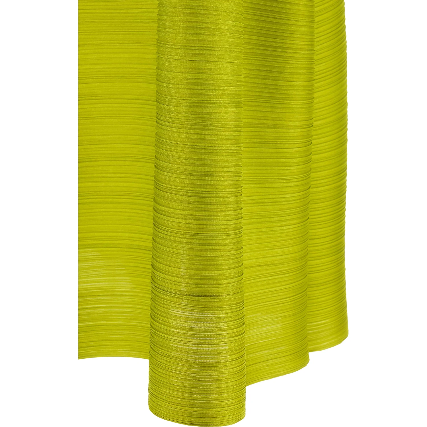 Bicolor Polyester Midi Dress