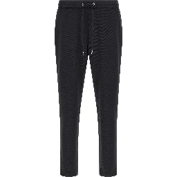 Black Polyamide Joggers (Workout Pants)