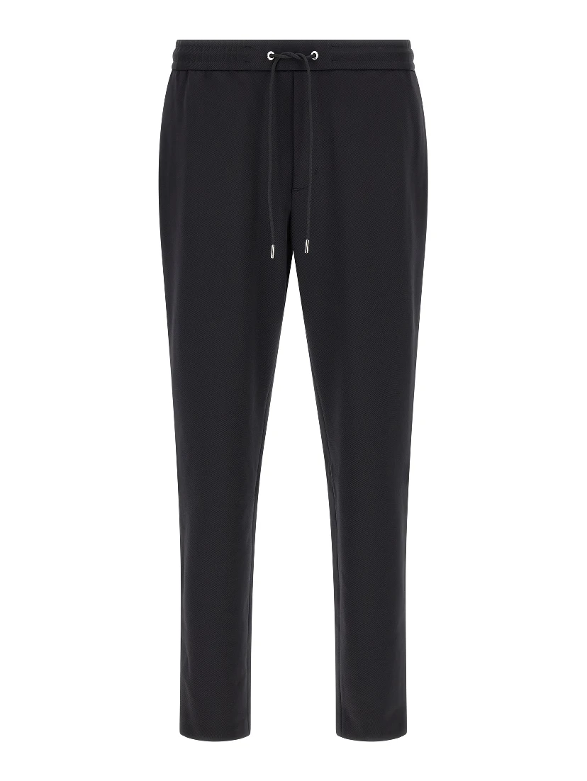 Black Polyamide Joggers (Workout Pants)