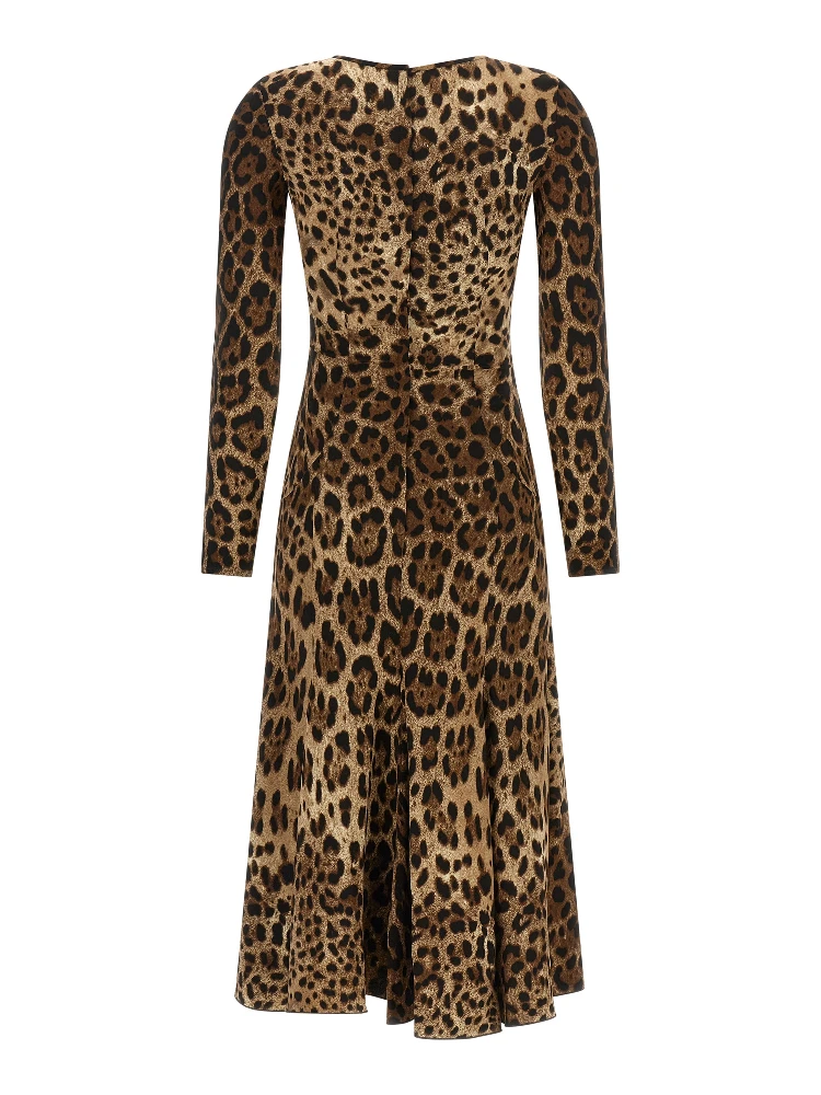 Brown Viscose Midi Dress alternative