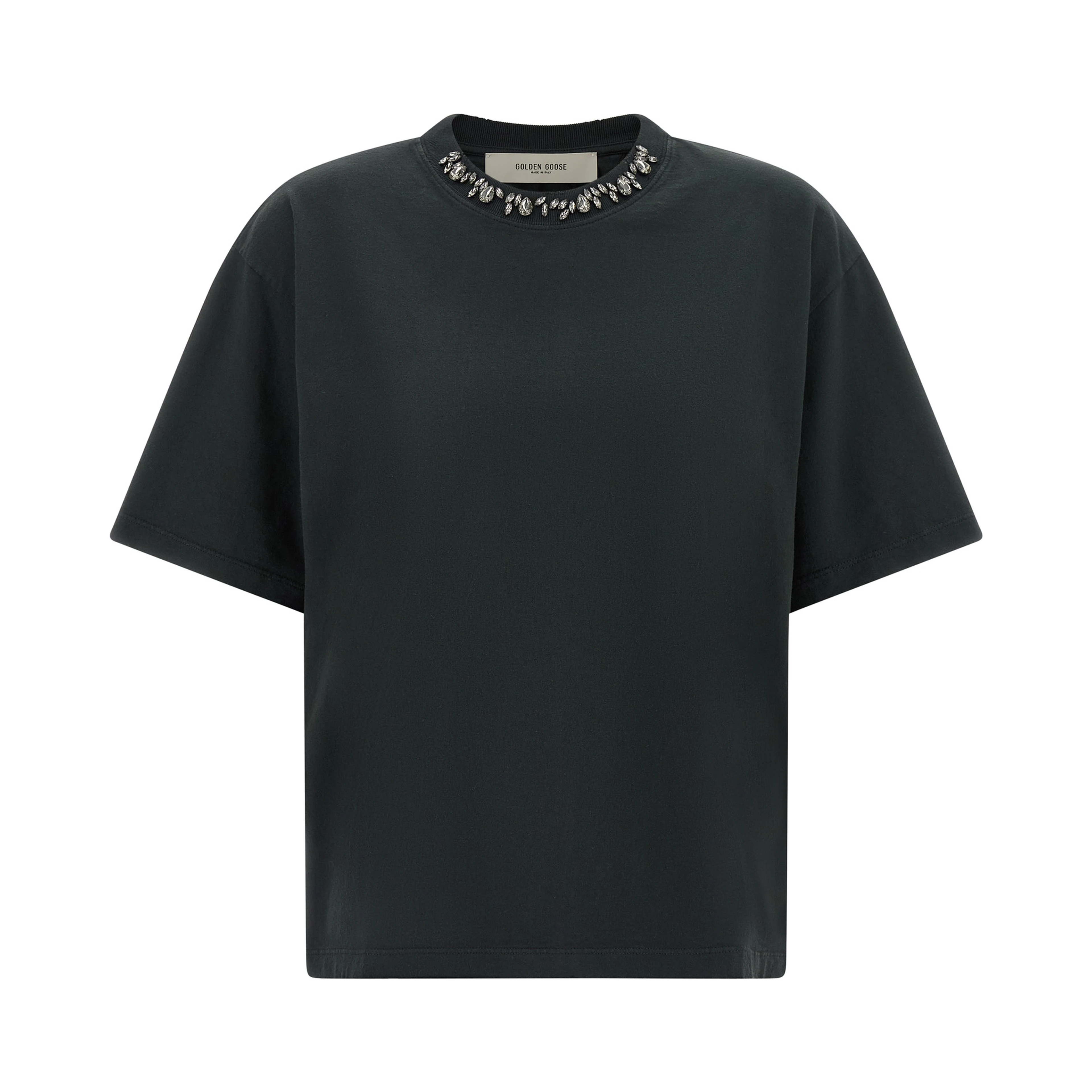 Black Cotton T-Shirt