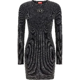 Black Cotton Short Dress
