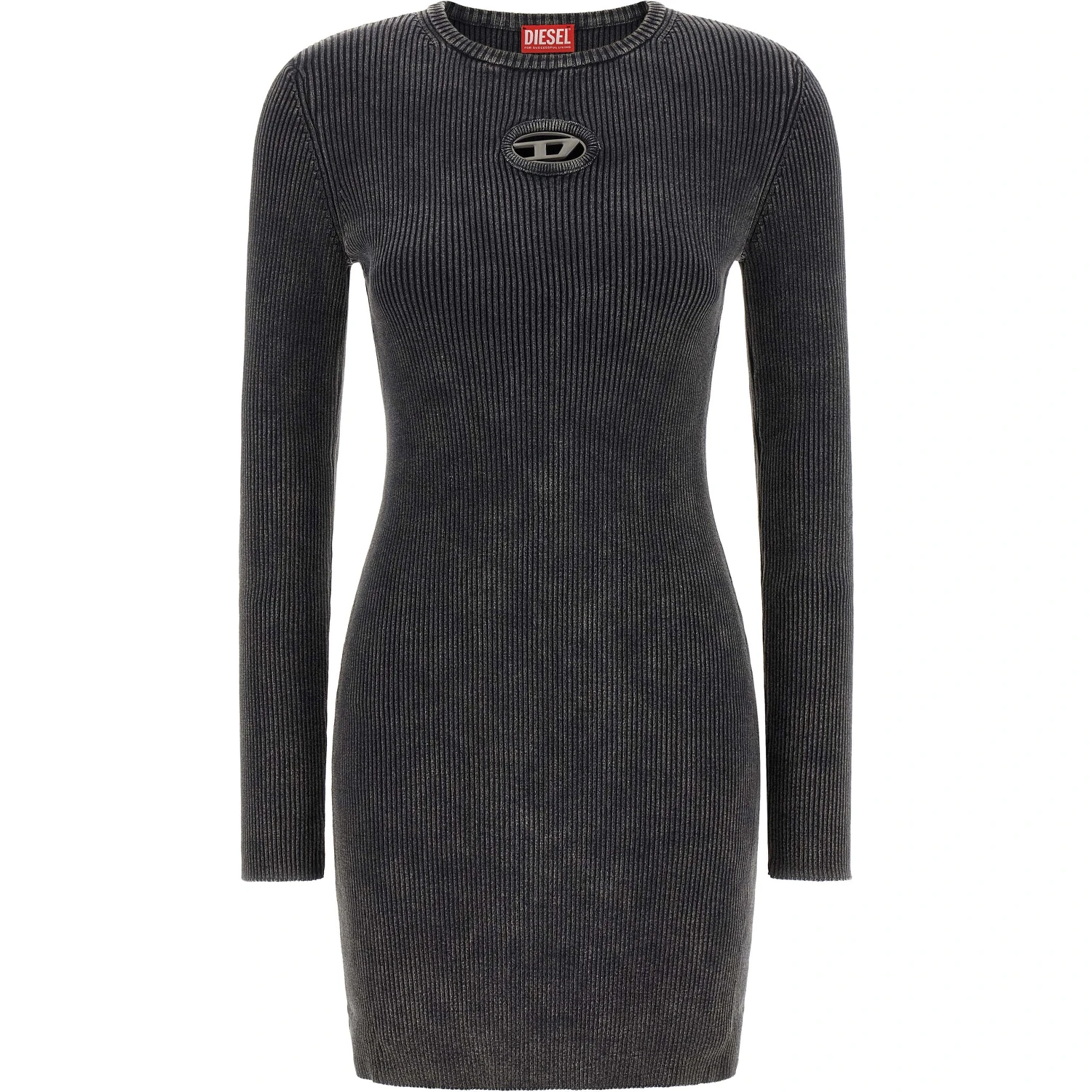 Black Cotton Short Dress