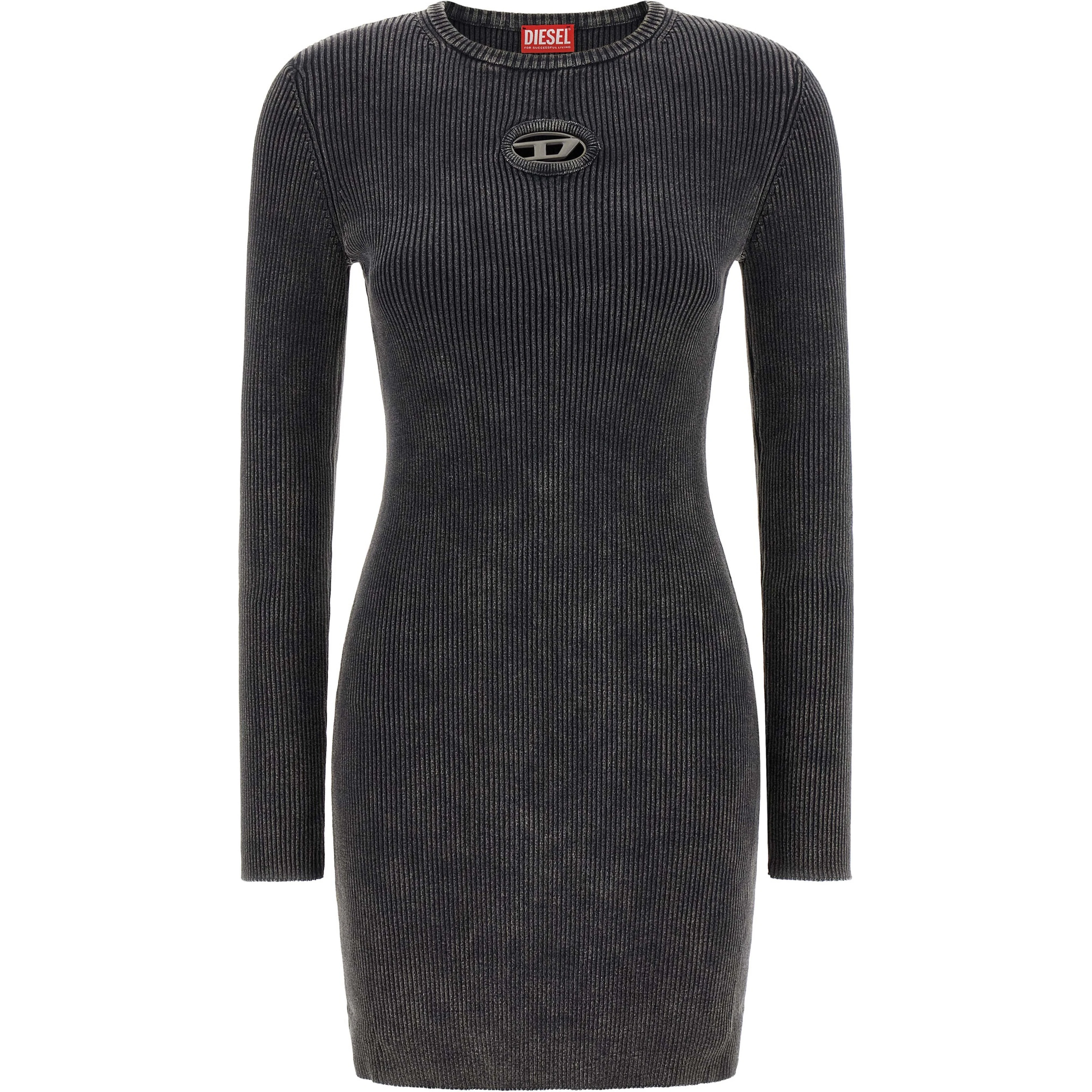 Black Cotton Short Dress
