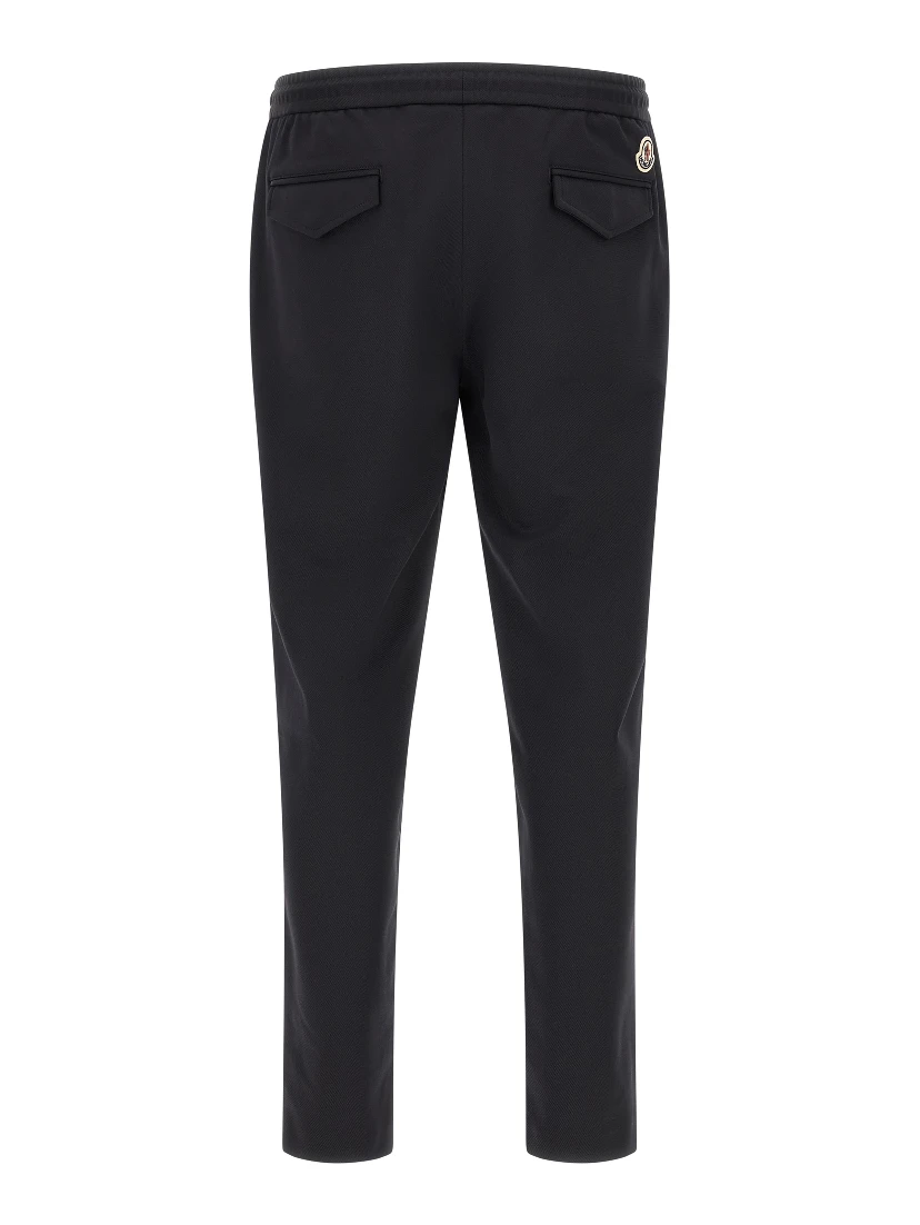 Black Polyamide Joggers (Workout Pants)
