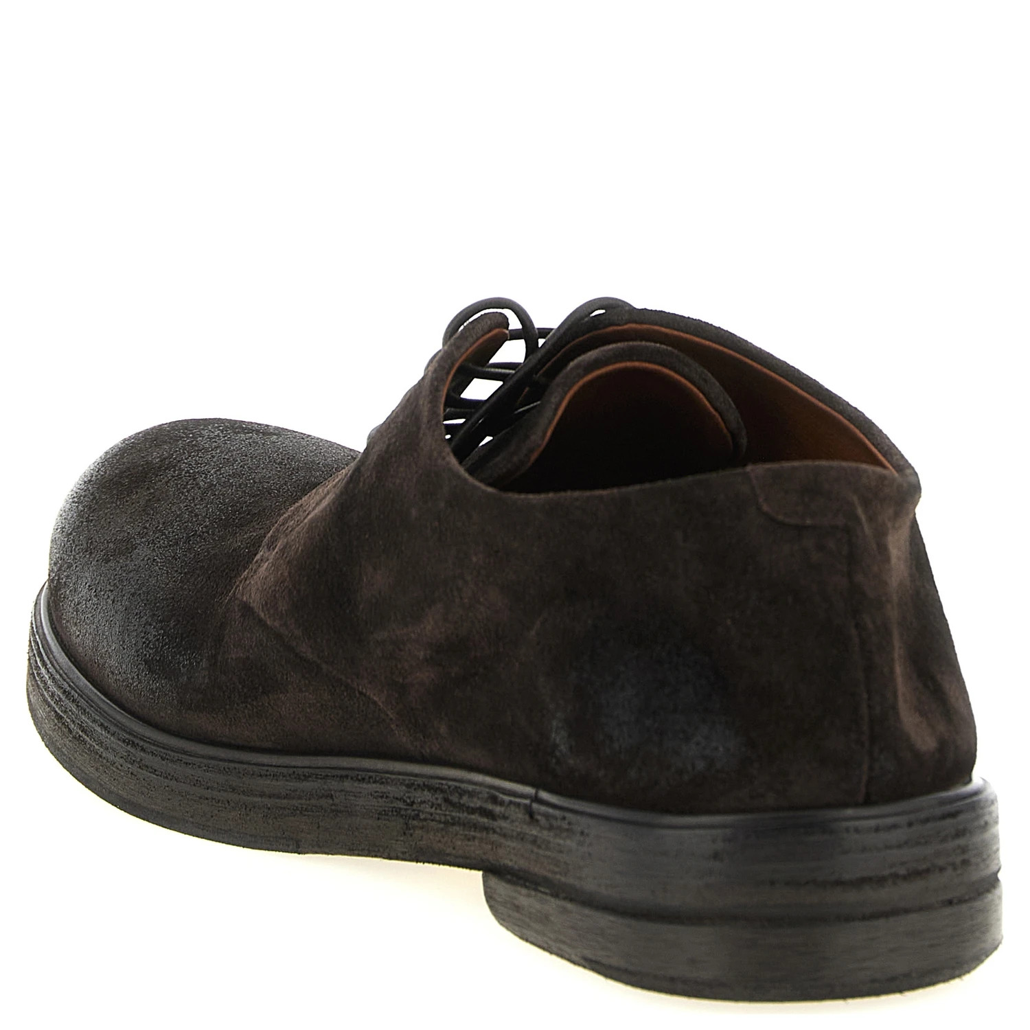 Brown Calfskin Oxfords And Derbies