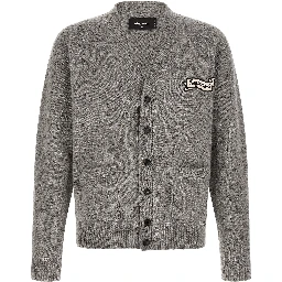 Gray Wool Cardigan