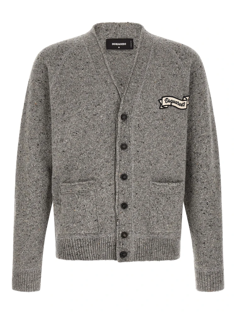 Gray Wool Cardigan