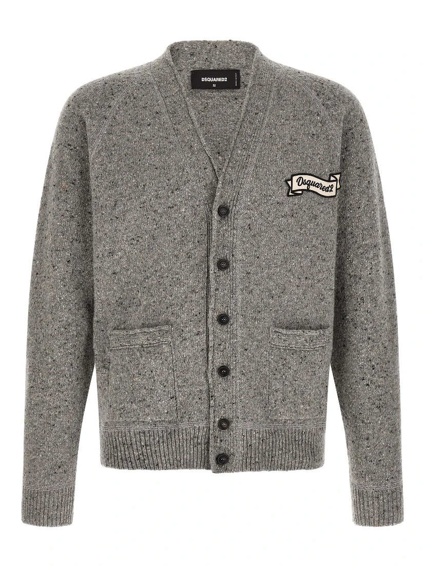 Gray Wool Cardigan