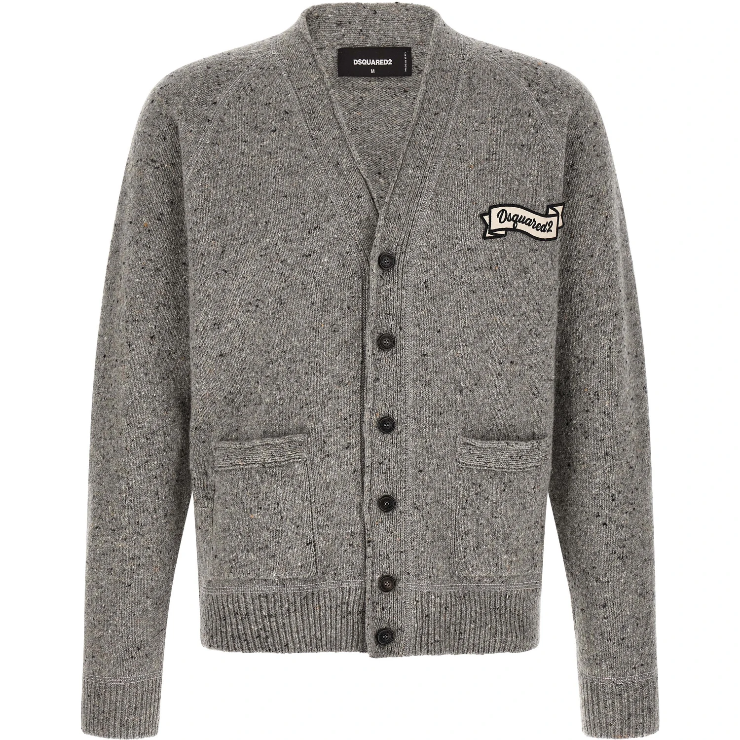 Gray Wool Cardigan