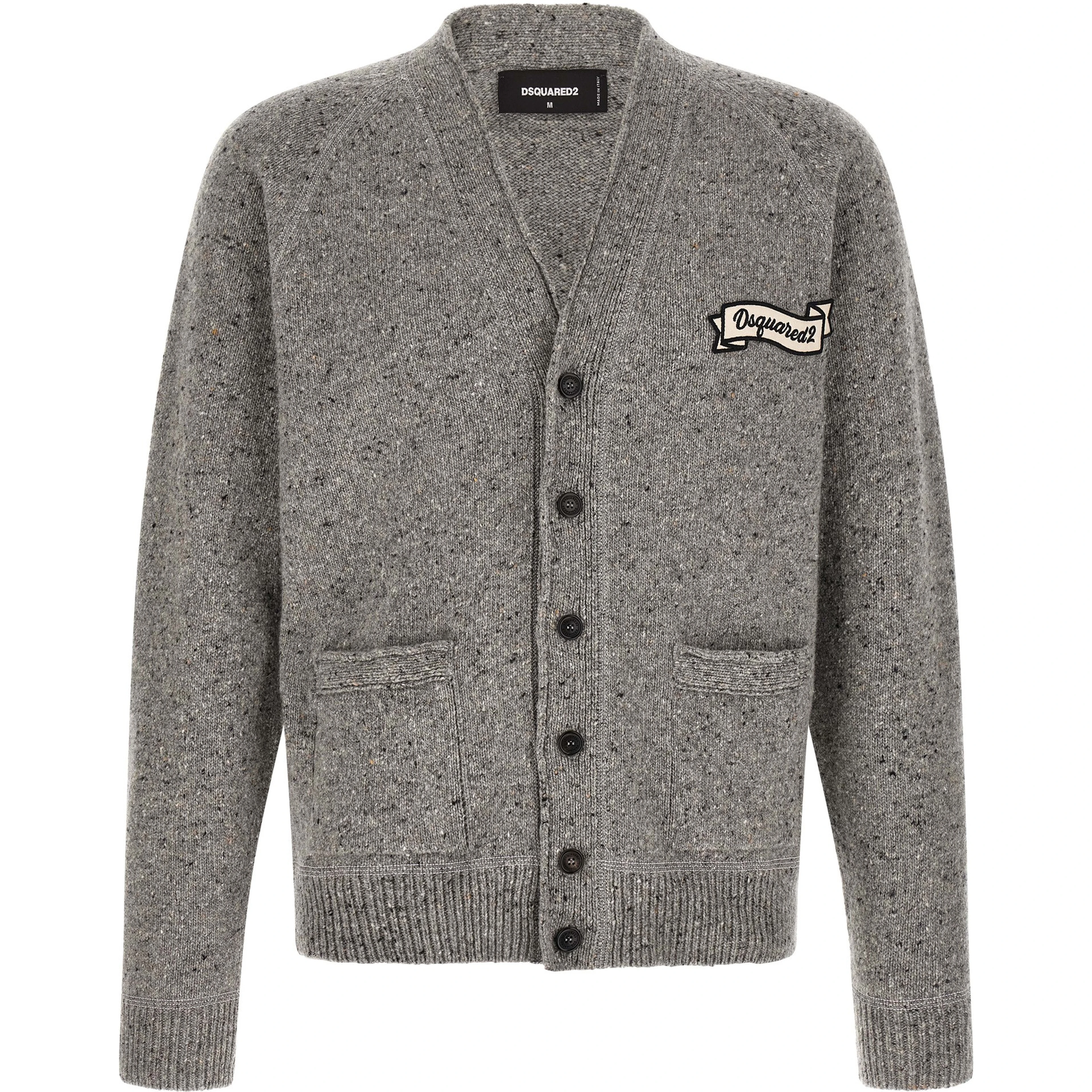 Gray Wool Cardigan